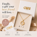 Best Friend Initial Necklace
